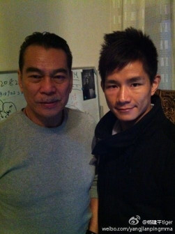 杨建平和著名动作明星陈关泰