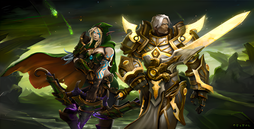 奥蕾莉亚与图拉扬怕