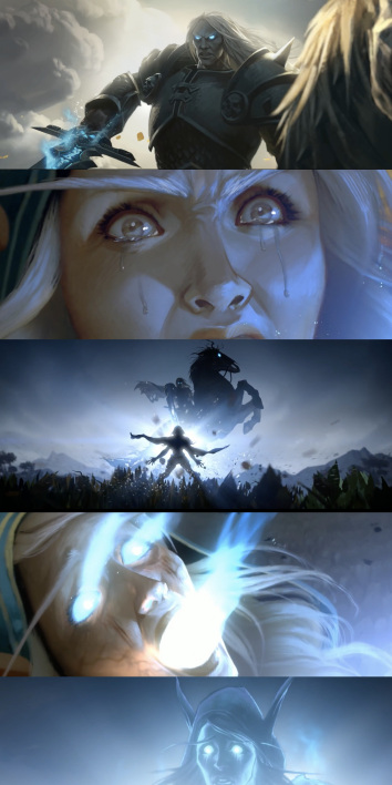 希尔瓦娜斯死亡并被转化成女妖