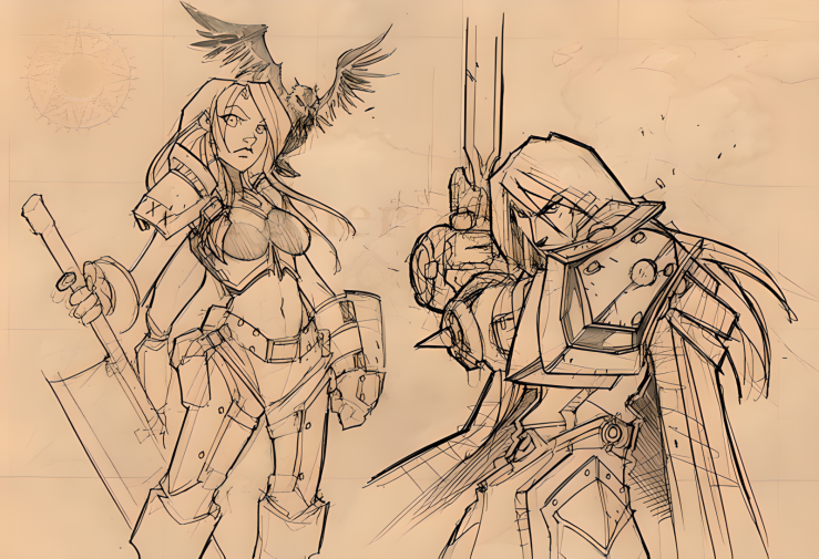 图拉扬和奥蕾莉亚图片