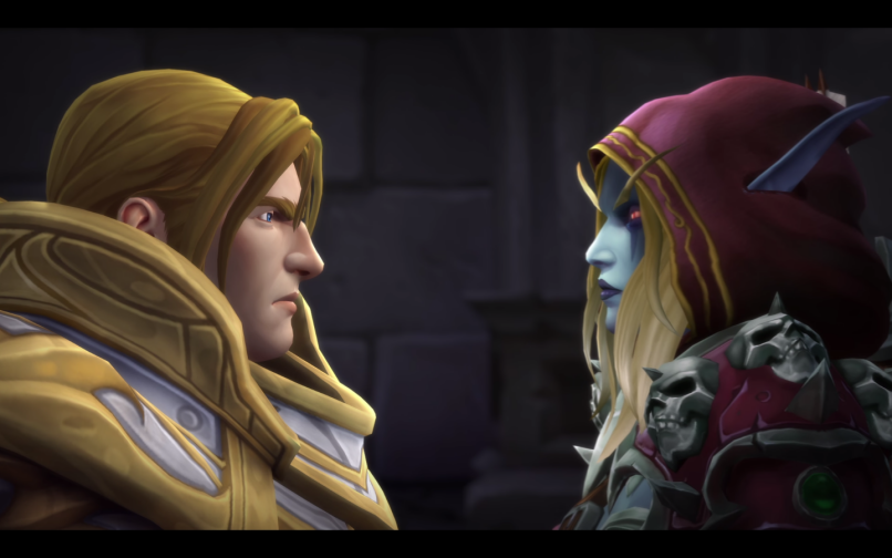 安度因与希尔瓦娜斯对峙