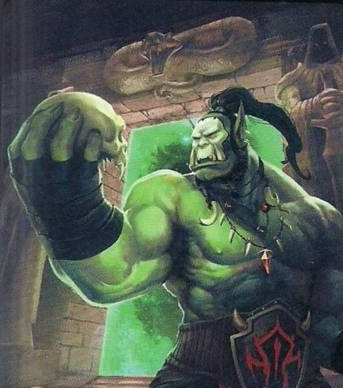 耐奥祖手握古尔丹之颅