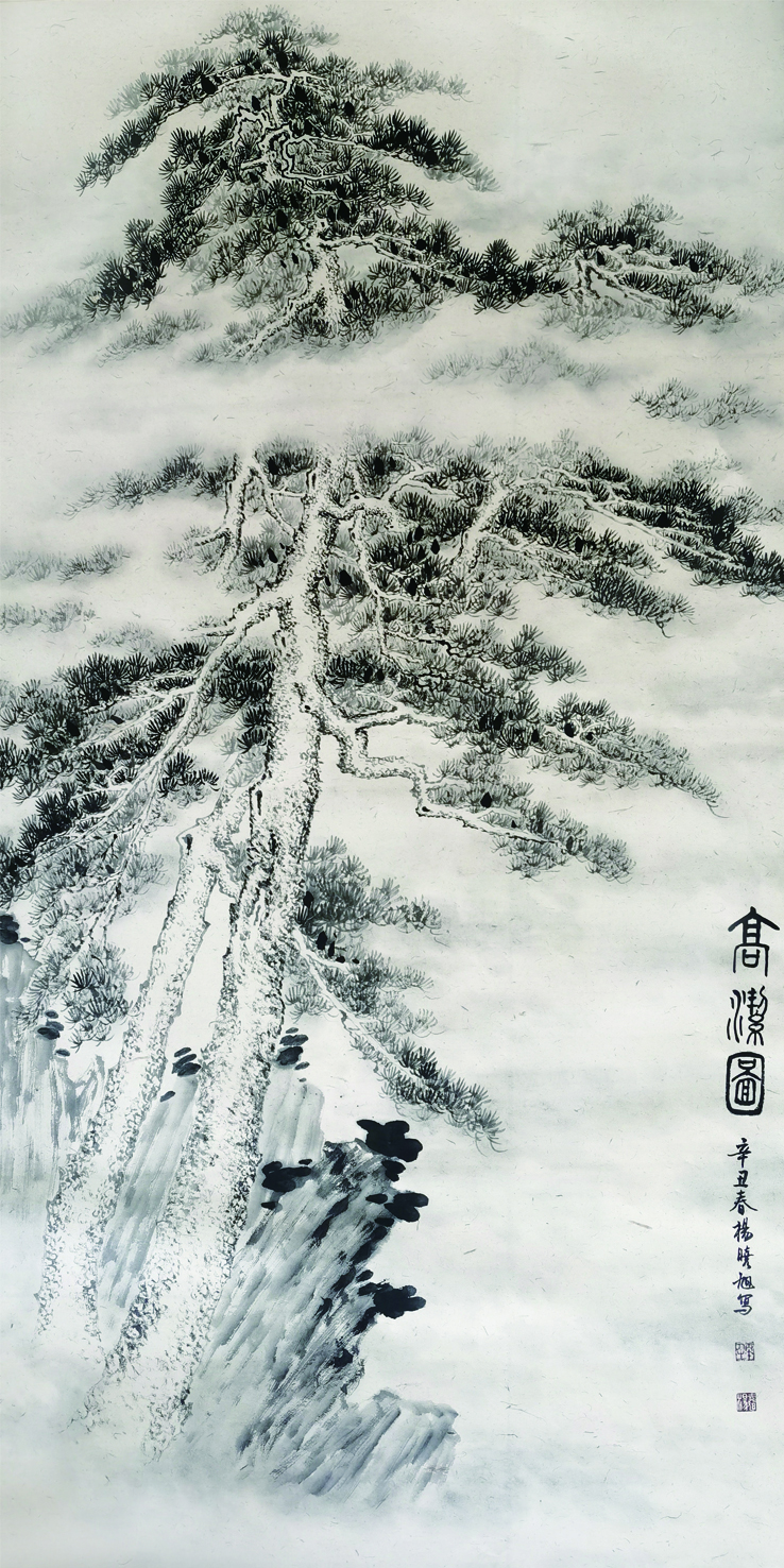 高洁图,137x68cm，2021年.jpg