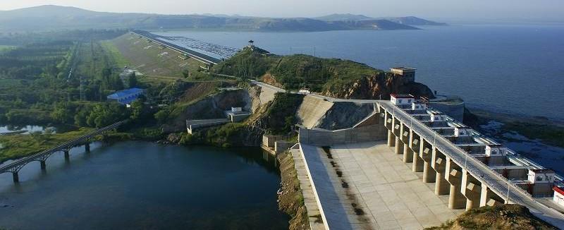 辽河上游老哈河赤峰市段的红山水库