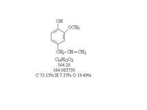 丁香油酚的结构图