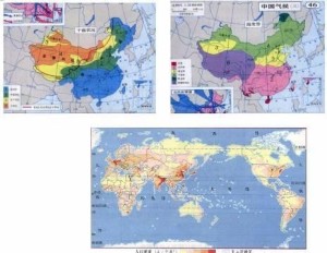 世界人口密度分布图