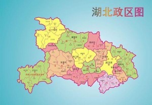 湖北政区图