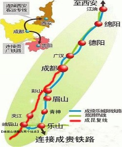 乐山铁路区位图