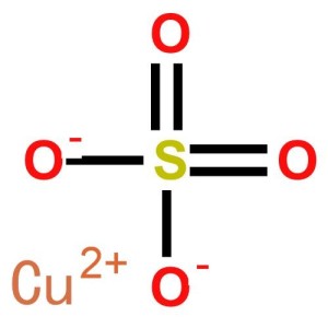 硫酸铜结构式