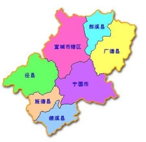 宣城市行政区划