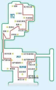 澳门轻轨路线图