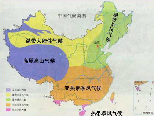 温带大陆性气候